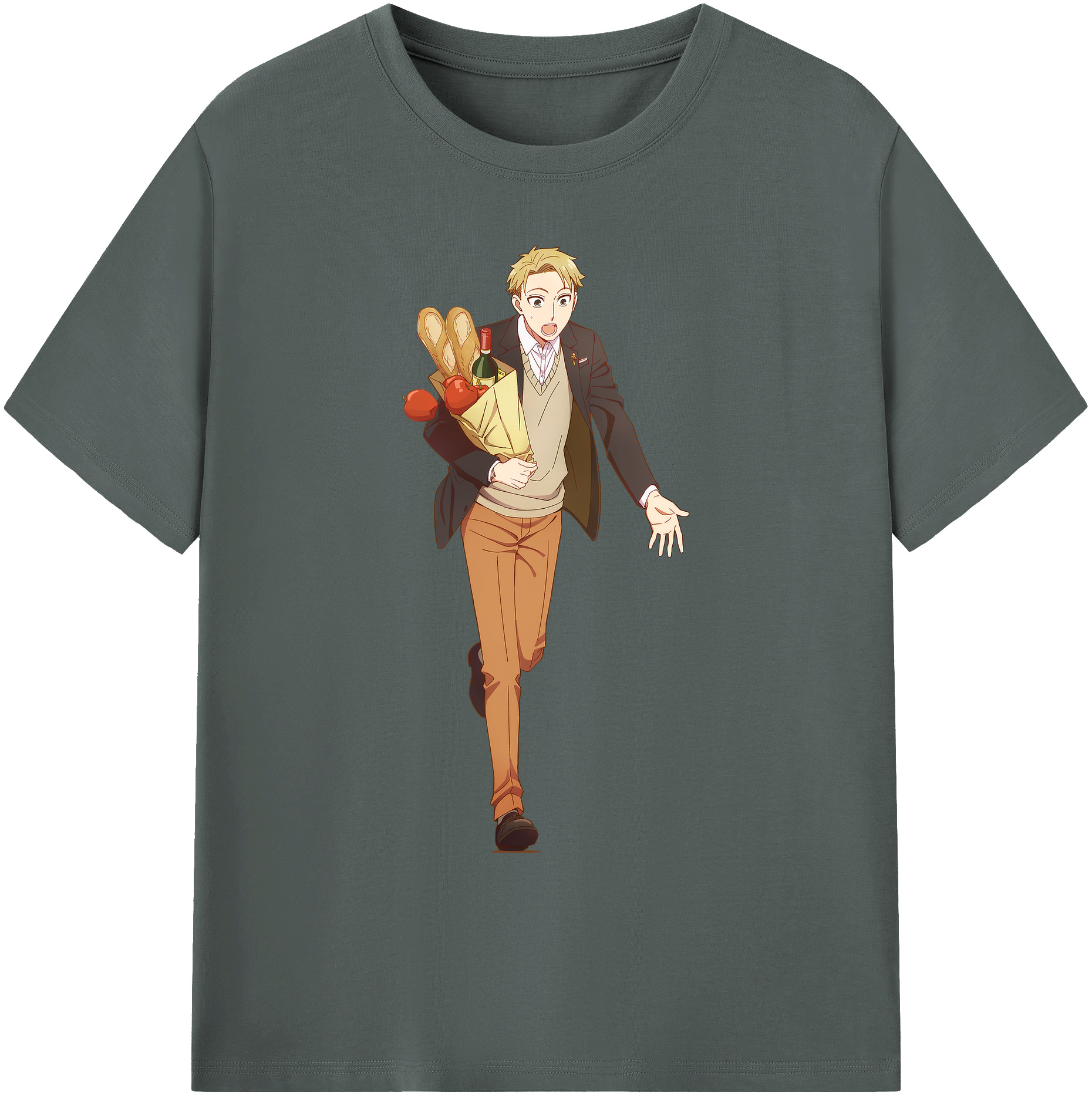 （画像用） SPY×FAMILY间谍家家酒 綿100％ メンズ半袖Tシャツ｜肌触りやわらか＆通気性
